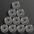 thumbnail image 1 of 10pcs U Groove Ball Bearing Guide Pulley, Carbon Steel Double Shielded for Many Linear Motion Systems, 1 of 8