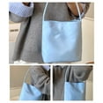 thumbnail image 6 of Chanana Shoulder Bag for Women Lightweight Nylon Hobo Bag Purse Candy Color Trendy Small Tote Handbags, Simple Design Suitable for Daily Commuting, Blue, 6 of 6