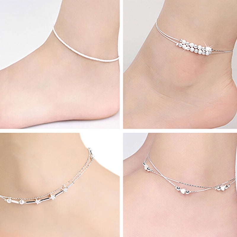 beads anklet design 