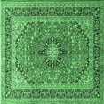 thumbnail image 1 of Ahgly Company Indoor Square Persian Emerald Green Traditional Area Rugs, 6' Square, 1 of 4