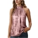 thumbnail image 3 of TaTaai Stand Collar Tank for Women, Sleeveless Summer Top, Soft Fabric Design, Perfect for Casual Style, Home Wear and Warm Climate Activities Gift, 3 of 9