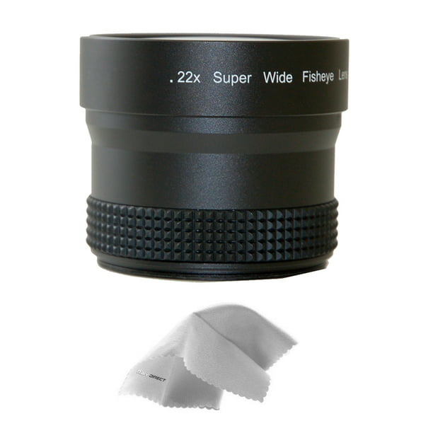 Pas op Leven van indruk Canon Powershot S5IS 0.21x-0.22x High Grade Fish-Eye Lens (Includes  Necessary Lens Adapter) + Nwv Direct Micro Fiber Cleaning Cloth -  Walmart.com