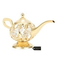 thumbnail image 3 of Matashi 24K Gold Plated Crystal Studded Aladdin Lamp Ornament Holiday Decor Gift for Christmas Mothers Day Birthday, 3 of 7