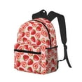 thumbnail image 2 of Daiia Cute Strawberry School Backpack for Men Women, Unisex Large Waterproof Bookbag Schoolbag Casual Daypack for High School/College/Teens/Travel/Work Black, 2 of 8
