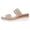 White, variant on Women's Wedge Sandals Two Band Open Toe Espadrilles Heels Bohemian Embroidery Slides