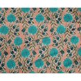 thumbnail image 4 of oneOone Polyester Lycra Fabric Leaves & Floral Block Print Sewing Fabric BTY 56 Inch Wide, 4 of 5