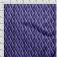 thumbnail image 4 of oneOone Cotton Cambric Medium Blue Fabric Ikat Sewing Material Print Fabric By The Yard 42 Inch Wide, 4 of 4