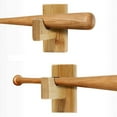 thumbnail image 4 of Necvior Baseball Bat Wall Mount, Softball Baseball Bat Holder, Horizontal Bat Display, 4 of 17