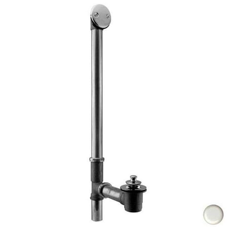 

Westbrass Twist and Close Bath Waste and Overflow - Powder Coat White