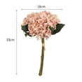 thumbnail image 5 of Artificial Flowers Full Hydrangea DIY Faux Flower Silk Reusable Fake Floral Plant for Bridal Wedding, 5 of 7