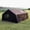 Black, variant on Coody 17.2 (Forest Green) Inflatable Canvas Camping Tent for 2–10 People – Premium Two Room Family Air Beam Tent, Breathable TC Cotton Canvas, 80 in Standing Height, Stove Jack, Pump Included