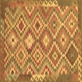 thumbnail image 1 of Ahgly Company Indoor Square Southwestern Brown Country Area Rugs, 8' Square, 1 of 4