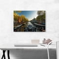 thumbnail image 2 of ARTCANVAS Canal of Amsterdam Netherlands Canvas Art Print - Size: 26" x 18" (0.75" Deep), 2 of 9
