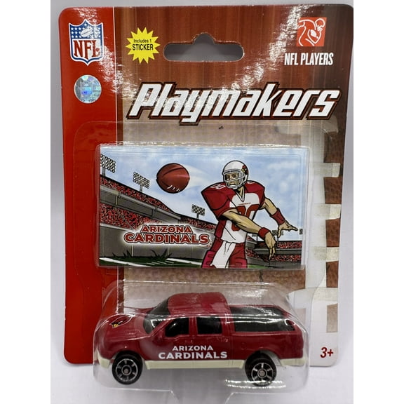 Arizona Cardinals Upper Deck Collectibles NFL Playmakers Truck Toy Vehicle