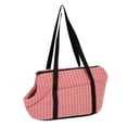 thumbnail image 3 of Bolsas de transporte para mascotas, portátiles, transpirables, para mascotas pequeñas, gatos, perros, bolsas de viaje al aire libre, bolso para mascotas con cierre de seguridad y cremallera, 3 of 5
