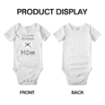 thumbnail image 3 of I Love My Korean Mom Baby Bodysuit Newborn Clothes Outfits (White, 0-3 Months), 3 of 5