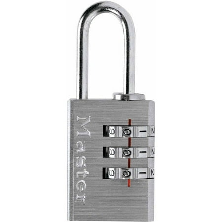 Master Lock 620D Brass Luggage Combination Padlock