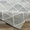 thumbnail image 5 of Surya Eaton EAT-2302 60 x 90" Rectangle Modern Wool Area Rug in Light Gray/Slate, 5 of 7