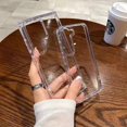thumbnail image 2 of 2-Pack Clear Acrylic Phone Case for Samsung Galaxy S25 Plus, Slim Protective Cover, Shockproof and Scratch-Resistant (Clear ,Galaxy S25 Plus), 2 of 5
