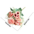 thumbnail image 3 of Staron Red Flowers Artificial - Artificial Flowers for Decoration Indoor Fake Flowers for Home Table Centerpieces Kitchen Wedding Bouquet Party Festival Bar Decor, 3 of 4