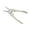 White, variant on HOARBOEG 10.2*2.3in Versatile Stainless Steel Kitchen Scissors Multi-Purpose for Fish, Meat, Herbs & Vegetables with Ergonomic Non-Slip Handle, Spring-Assisted - Home Cooking Essential