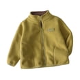thumbnail image 6 of Mifsaly Boys Girls Fleece Jacket Full Zip Stand Collar Warm Winter Coat with Pockets Kids Everyday Casual Cozy Thermal Outerwear, 6 of 7
