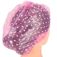 thumbnail image 3 of Gorro de Ducha Octpeak Desechable 30 Piezas PE Rosa Azul Amarillo, 3 of 7