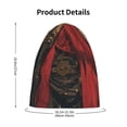 thumbnail image 4 of Rocae Vintage Rose Scepter Skull for Kids Winter Beanies Weather Hats Boys Girls, 4 of 7