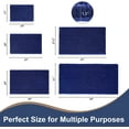 thumbnail image 2 of Soft Plush Microfiber Bathroom Rugs, Absorbent Bath Rugs Non Skid Machine Wash Dry Bath Mats for Tub,Shower and Bath Room Floor Mats (20x32inches, Classic Blue), 2 of 6