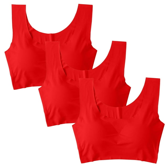 Comfortable And Elastic Women's Sports Bra With Bra Daily Bra 3PC