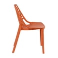 thumbnail image 4 of LeisureMod C18OR Chaise de Salle à Manger Moderne Cornelia, Orange Uni (Ensemble de 1), 4 of 6