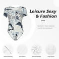 thumbnail image 4 of Fotbe Sea Animal Body de Mujer con Cuello Redondo y Mangas Cortas, Sin Mangas Ajustado, Suave, Cómodo y Básico-XX-Large, 4 of 7