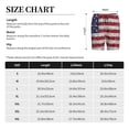 thumbnail image 3 of Balery America Flag Glitter Pantalones cortos de pijama de punto de algodón para hombre con cinturilla y bolsillos-X-Large, 3 of 6