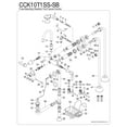 thumbnail image 3 of Kingston Brass CCK10T1SS-SB Vintage Wall Mount Clawfoot Tub Faucet Package with Supply Line, Hand Shower and Tub Drain, Polished Chrome, 3 of 4