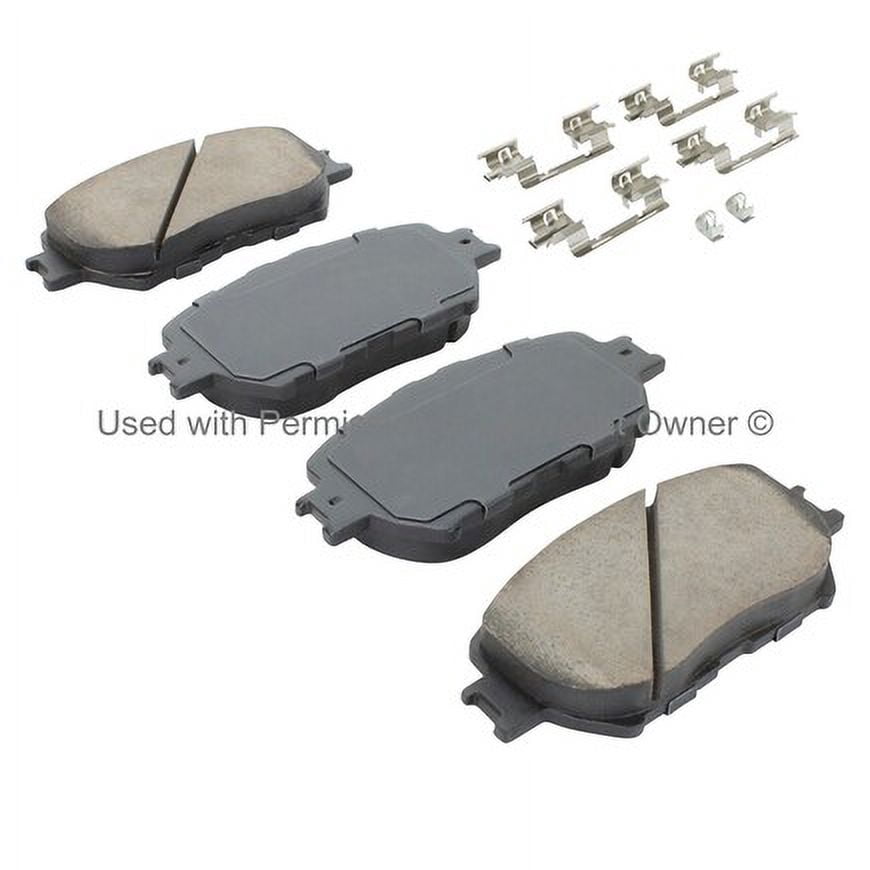 Mpa Electrical 1001-0908M Quality Built Premium Semi Metallic Brake Pads W/