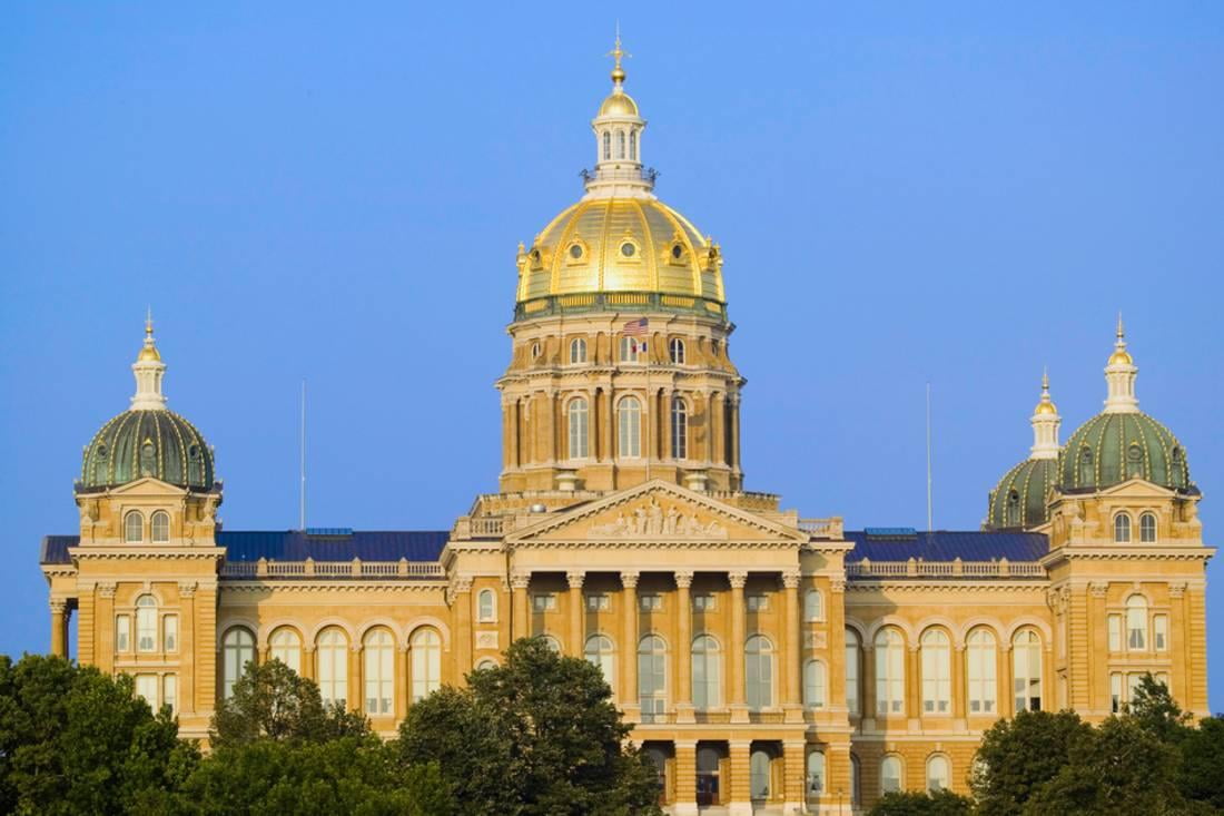 golden dome of iowa state capital building des moines iowa print wall art walmart des moines iowa