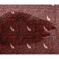 thumbnail image 4 of oneOone Viscose Chiffon Fabric Leaves & Paisley Block Print Fabric BTY 42 Inch Wide, 4 of 4