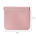 thumbnail image 2 of Mini Cosmetic Bag PU Makeup Toiletry Pouch for Daily Travel Storage (Light Grey), 2 of 7