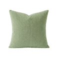 thumbnail image 2 of Medium Green Set of 1 Summer Decorative Throw Pillow Covers, 17x17 Inch for Sofa Living Room, Soft Neutral Boho Couch Pillow Covers for Home Decor, Square Pillow Cases for Cushions, 2 of 5