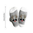 thumbnail image 2 of Apmemiss Christmas Stockings Ornaments Christmas Decorations Clearance Christmas Winter Cotton Socks Men And Women Color Blocking Breathable Stockings, 2 of 3