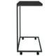 thumbnail image 4 of Mesa auxiliar VidaXL con ruedas negra, 55 x 35 x 70 cm, madera artificial, 4 of 6