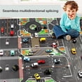 thumbnail image 3 of Vogacara Niños DIY Car Parking Map Juguetes con coches Playing Mats Kids City Parking Lot Road Map Juguetes No.2 Vogacara FN003426-02, 3 of 6