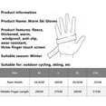 thumbnail image 6 of Tactics Outdoors Camouflage Hunting Warm Non-Slip Fishing Gloves Waterproof Touch Screen Winter Ski Camping Cycling Sport Gloves, 6 of 10