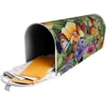 thumbnail image 5 of Colorful Flowers and Butterflies Magnetic Mailbox Covers, Mail Wraps Garden Yard Home Decor for Outdoor Standard Size 21x18 in, 5 of 6