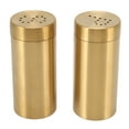 thumbnail image 2 of Spice Bottle, Easy To Clean 2Pcs Rustproof Gold Stainless Steel Seasoning Bottle  For Kitchen For Cooking Enthusiasts, 2 of 8