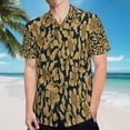 thumbnail image 5 of High Quality Hawaiian Shirts for Men Short Sleeve Aloha Beach Shirt Floral Summer Casual Button Down Shirts Blouses HLCXAB, 5 of 7