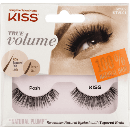 Kiss True Volume Natural Plump False Eyelashes, Posh
