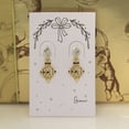 thumbnail image 3 of Jewelry Christmas Earring Metal Pierced Post Stones 13741 Ornament, 3 of 3