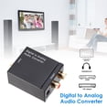 thumbnail image 4 of Convertidor de audio digital a analógico Adaptador óptico Toslink Coaxial a RCA WDOplteas  Para estrenar, 4 of 9