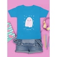 thumbnail image 3 of Spooky Night. Cute Happy Ghost T-Shirt Juniors -Image by Shutterstock,  Small, 3 of 4